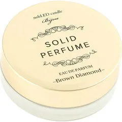 nobLED candle Bijou Brown Diamond / ブラウンダイアモンド (Solid Perfume) perfume bottle