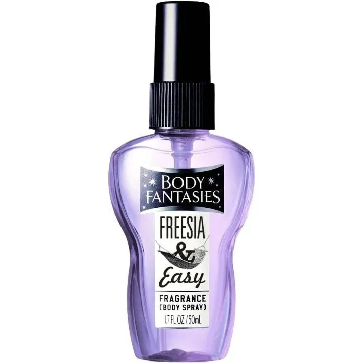 Body Fantasies Freesia & Easy parfüm şişesi