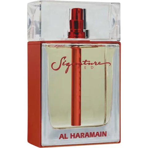 Al Haramain Signature Red parfüm şişesi