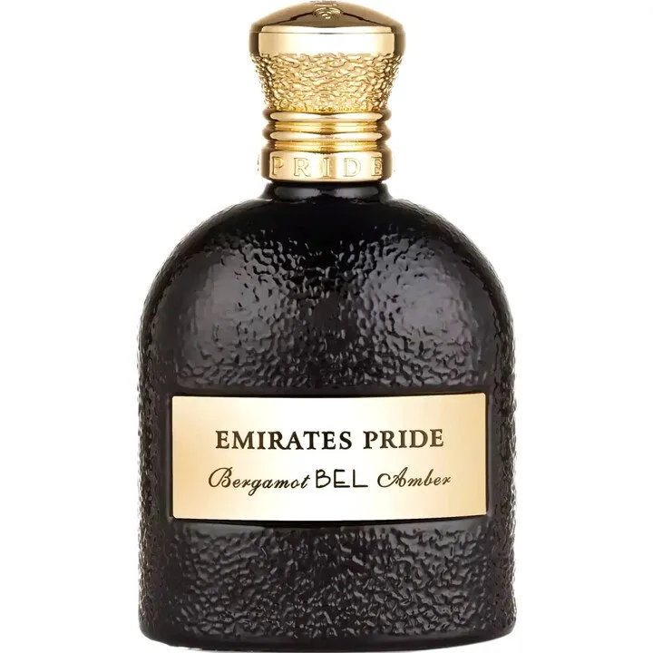Emirates Pride Bergamot Bel Amber perfume bottle