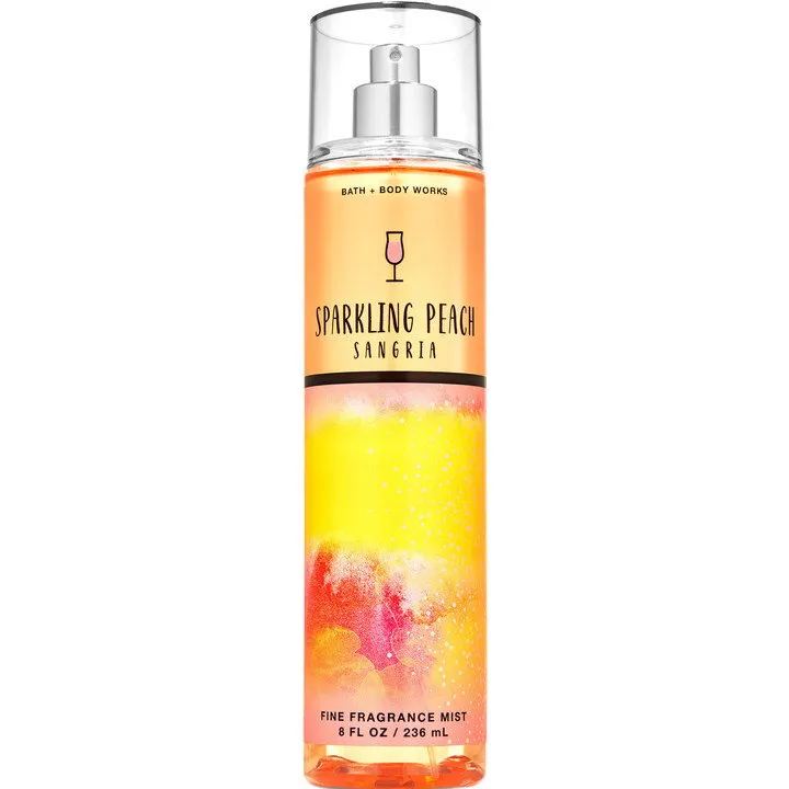 Bath & Body Works Sparkling Peach Sangria perfume bottle
