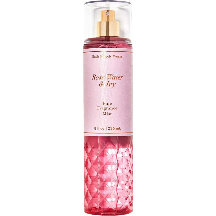 Bath & Body Works Rose Water & Ivy perfume bottle