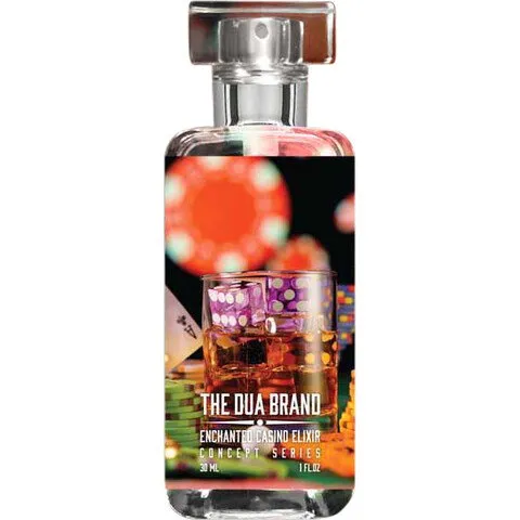 The Dua Brand Enchanted Casino Elixir perfume bottle