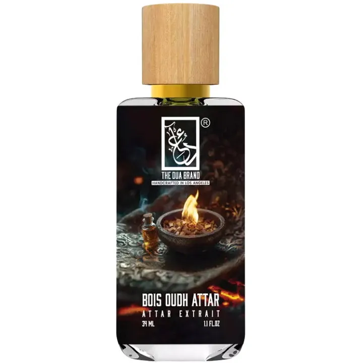 The Dua Brand Bois Oudh Attar perfume bottle