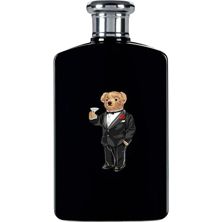 Ralph Lauren Polo Black Bear Edition perfume bottle