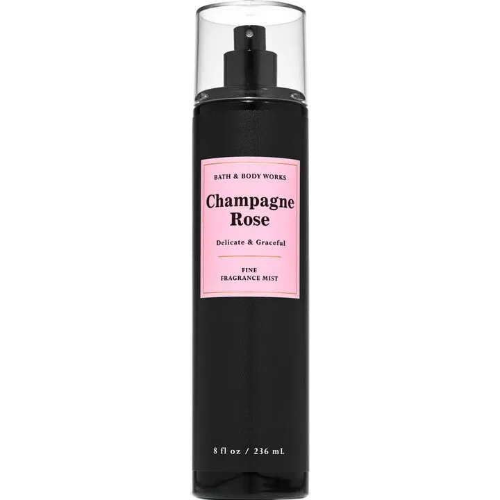Bath & Body Works Champagne Rose parfüm şişesi
