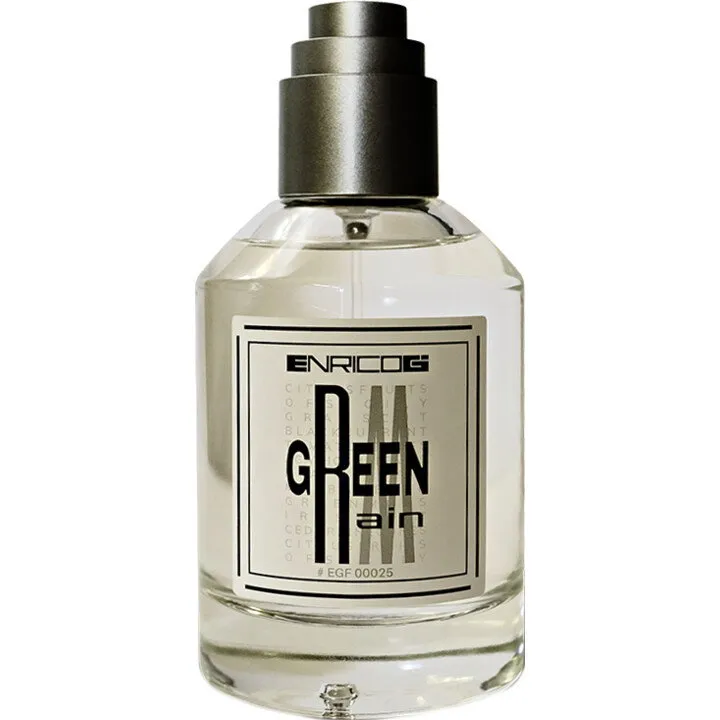 Enrico Gi Green Rain perfume bottle