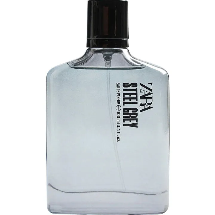 Zara Steel Grey perfume bottle