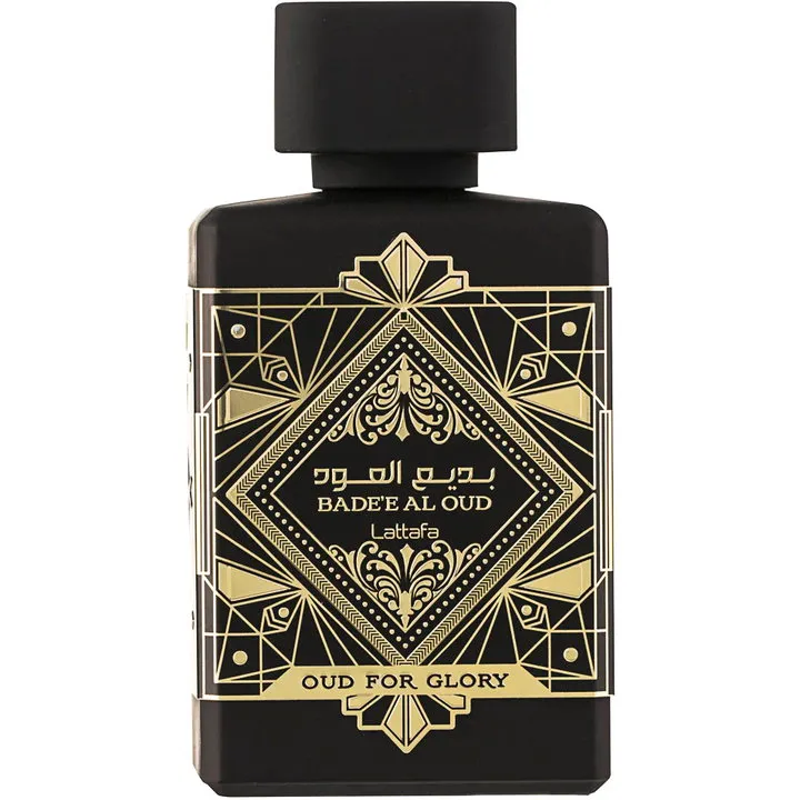 Lattafa Oud for Glory parfüm şişesi