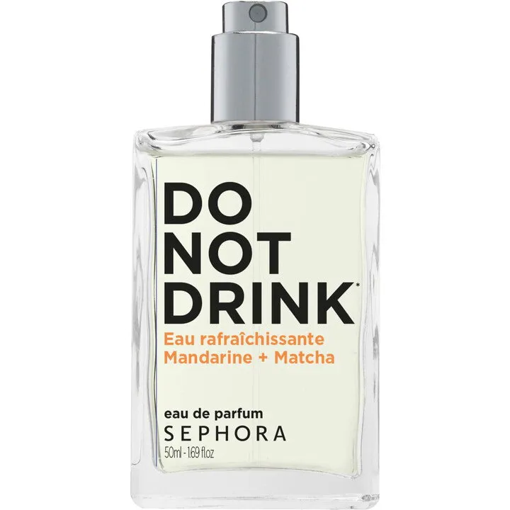 Sephora Do Not Drink - Eau Rafraîchissante Mandarine + Matcha perfume bottle