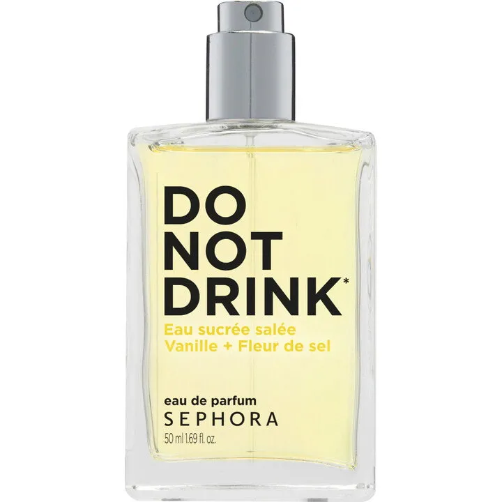 Sephora Do Not Drink - Eau Sucrée Salée Vanille + Fleur de Sel perfume bottle