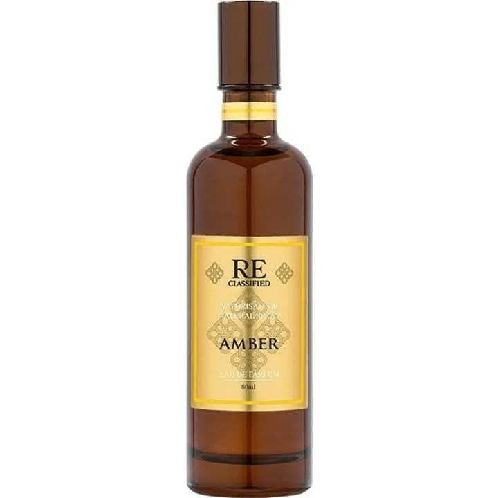ReClassified Amber perfume bottle