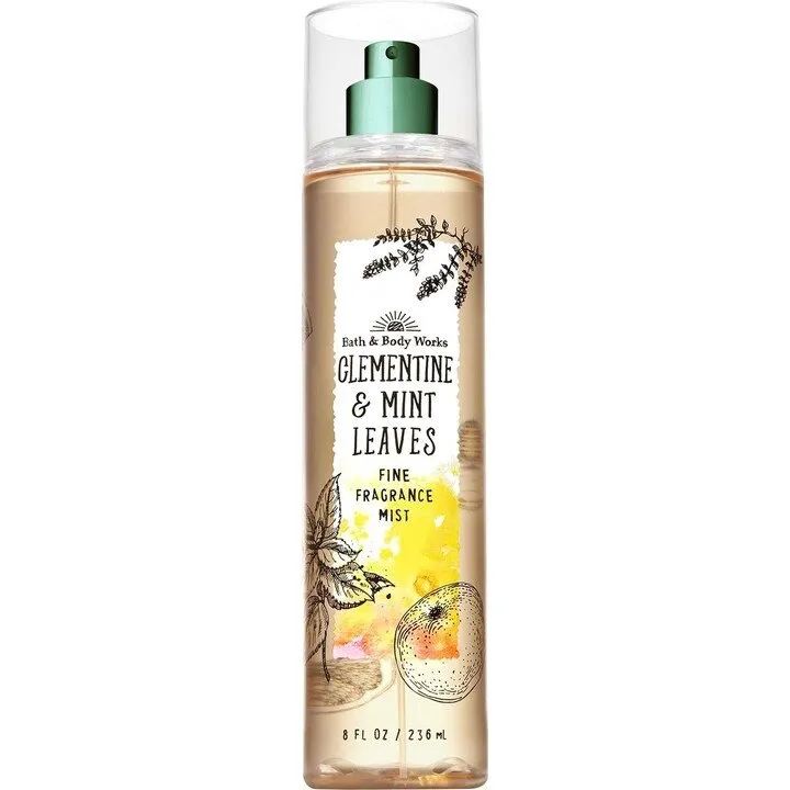 Bath & Body Works Clementine & Mint Leaves parfüm şişesi