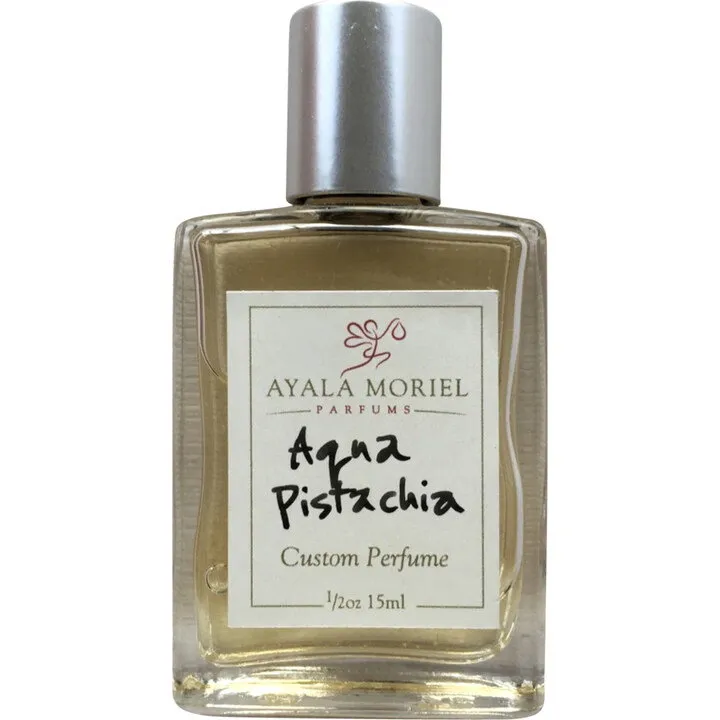 Ayala Moriel Aqua Pistachia perfume bottle