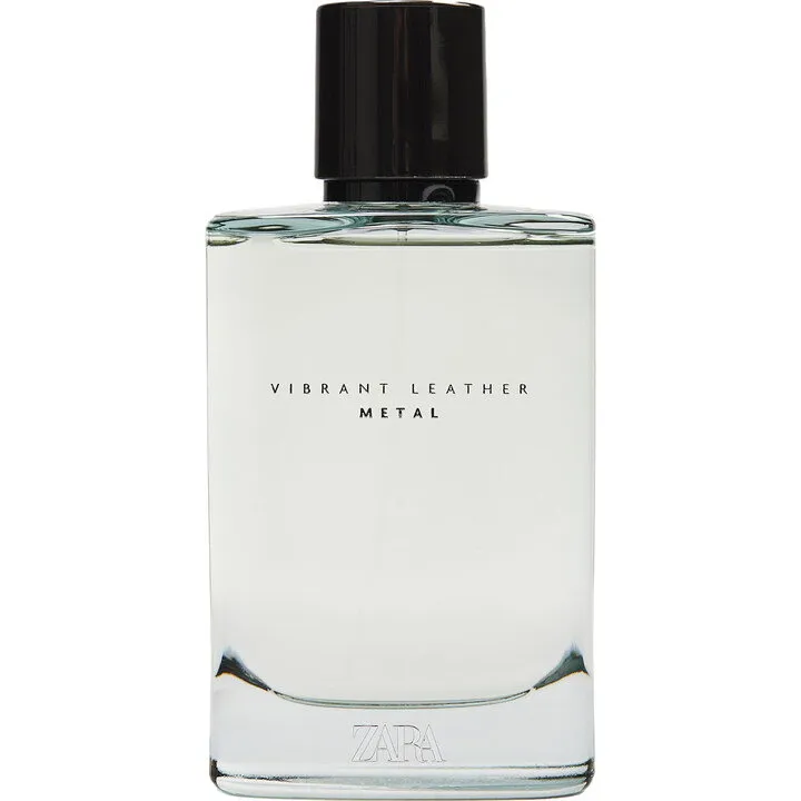 Zara Vibrant Leather Metal perfume bottle
