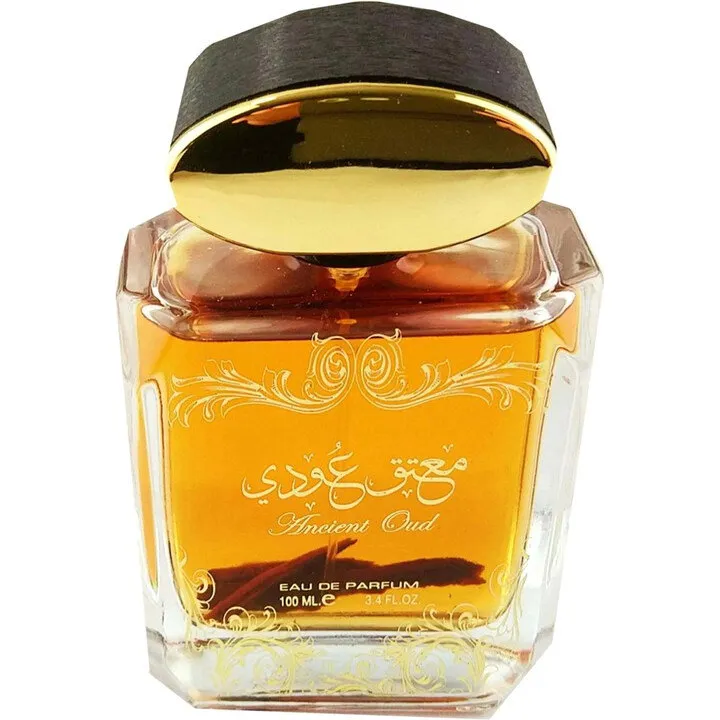 Lattafa Ancient Oud parfüm şişesi