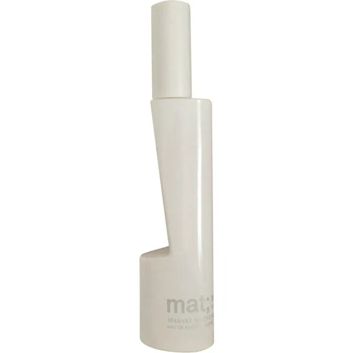 Masakï Matsushïma mat; white perfume bottle