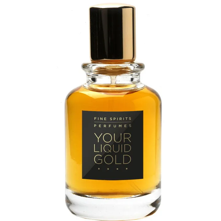 Fine Spirits Perfumes Your Liquid Gold perfume bottle