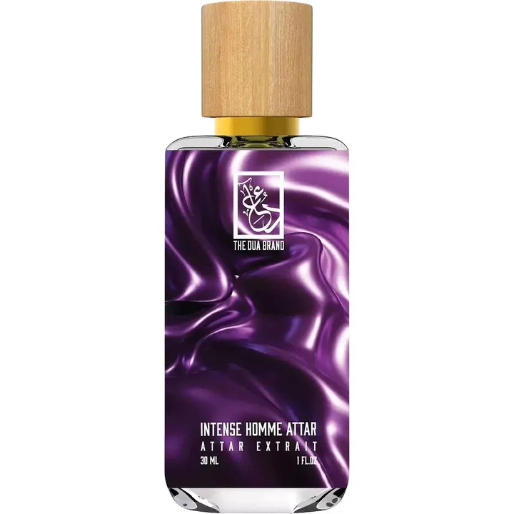 The Dua Brand Intense Homme Attar perfume bottle