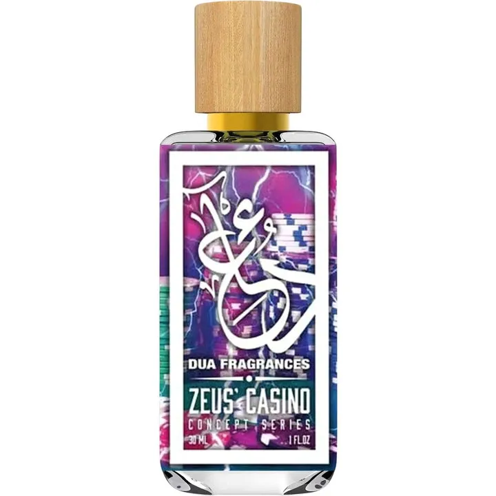 The Dua Brand Zeus' Casino perfume bottle
