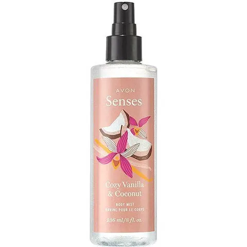Avon Senses - Cozy Vanilla & Coconut parfüm şişesi