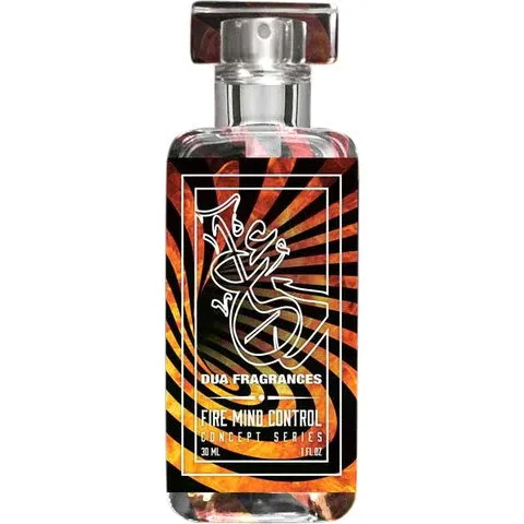 The Dua Brand Fire Mind Control perfume bottle