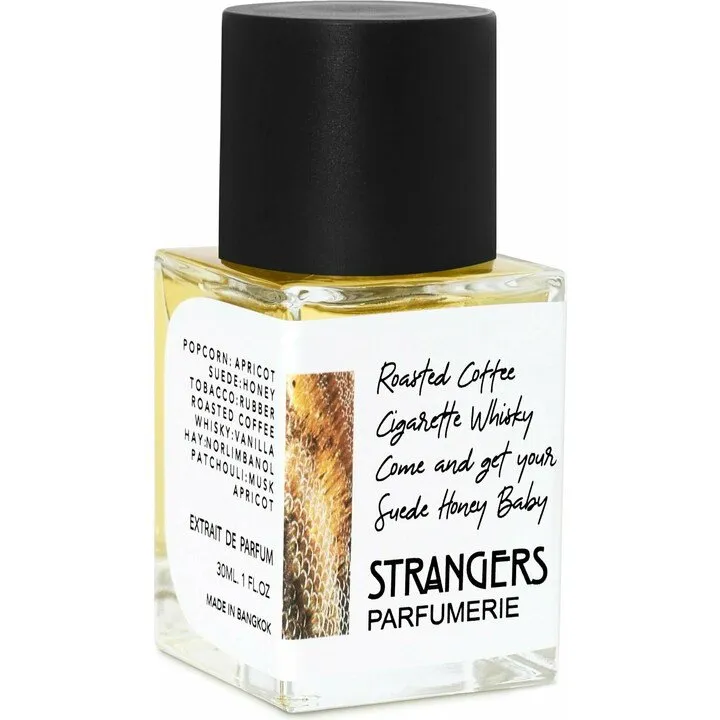 Strangers Parfumerie Roasted Coffee Cigarette Whisky Come and get your Suede Honey Baby parfüm şişesi
