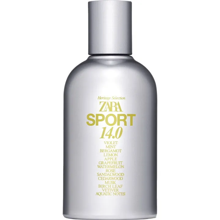Zara Sport 14.0 perfume bottle