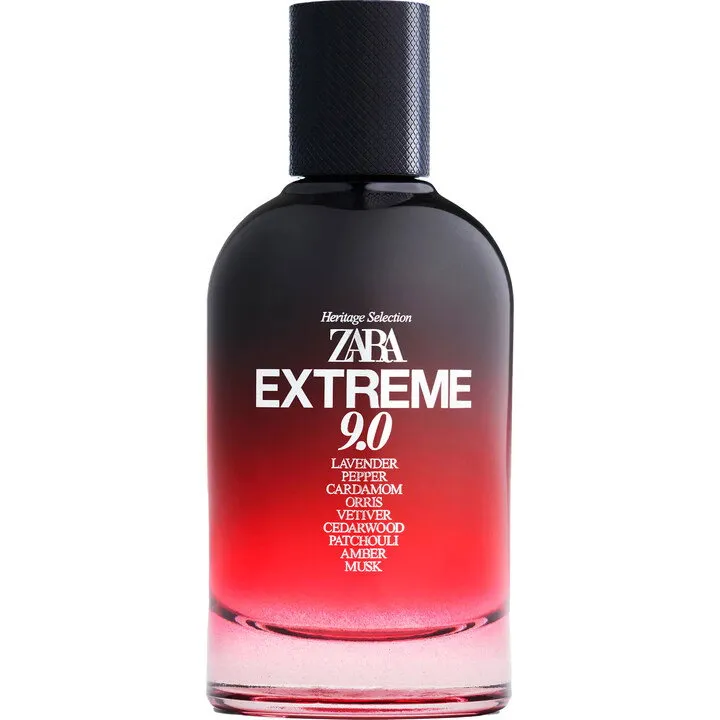Zara Extreme 9.0 perfume bottle