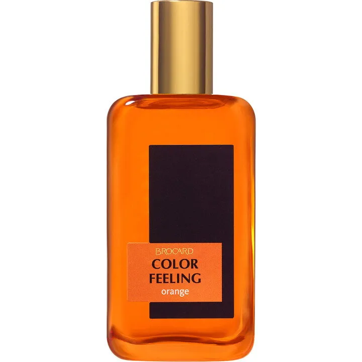 Brocard Color Feeling - Orange perfume bottle
