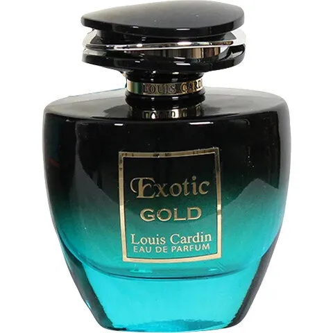 Louis Cardin Exotic Gold perfume bottle