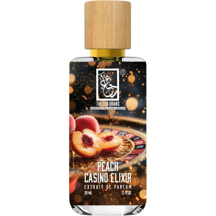 The Dua Brand Peach Casino Elixir parfüm şişesi