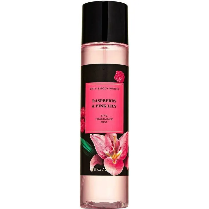Bath & Body Works Raspberry & Pink Lily parfüm şişesi