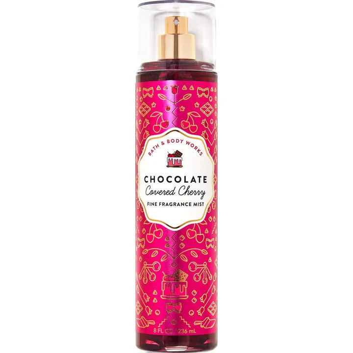 Bath & Body Works Chocolate Covered Cherry perfume bottle