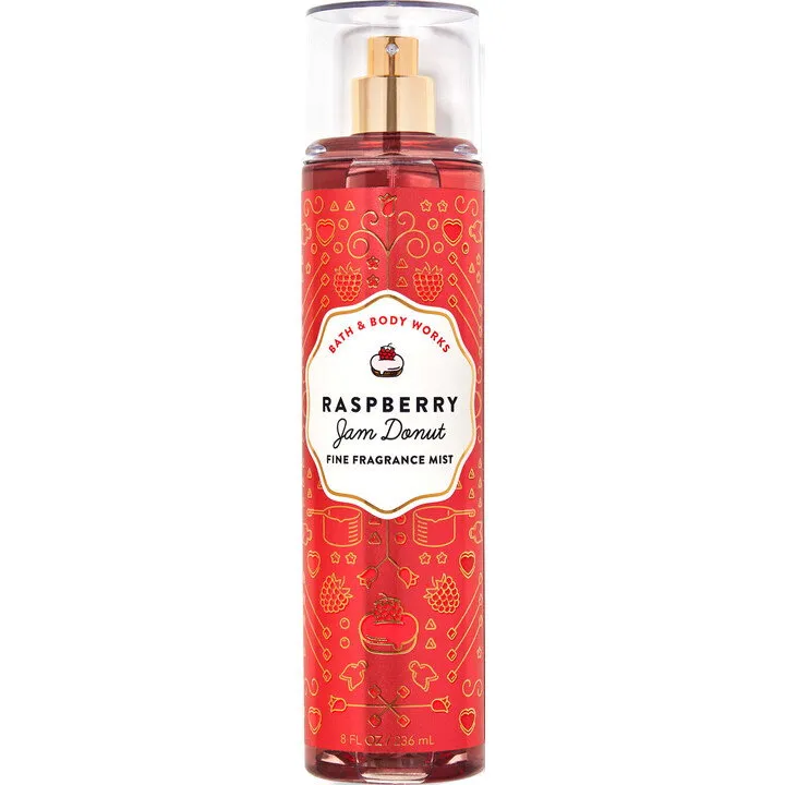 Bath & Body Works Raspberry Jam Donut perfume bottle