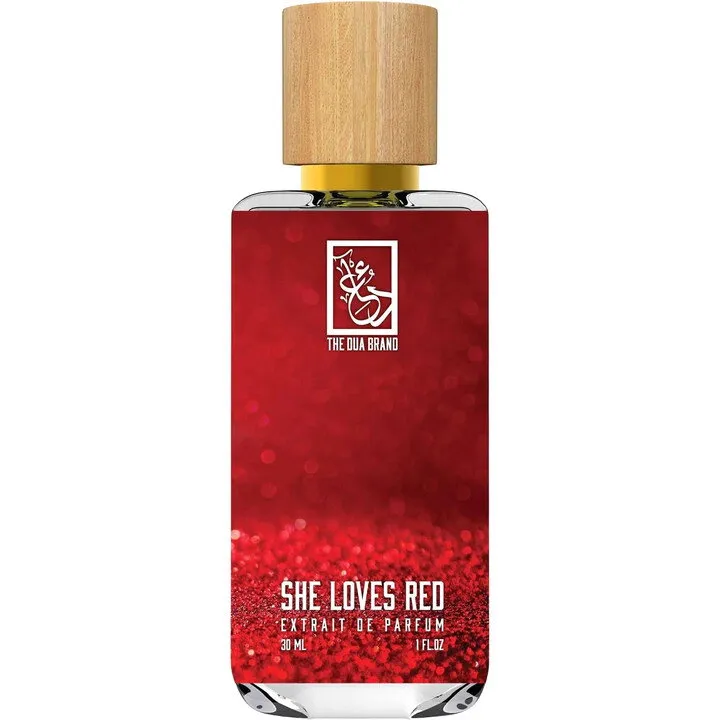 The Dua Brand She Loves Red perfume bottle