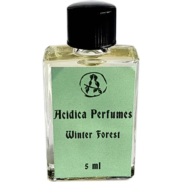 Acidica Perfumes Winter Forest perfume bottle