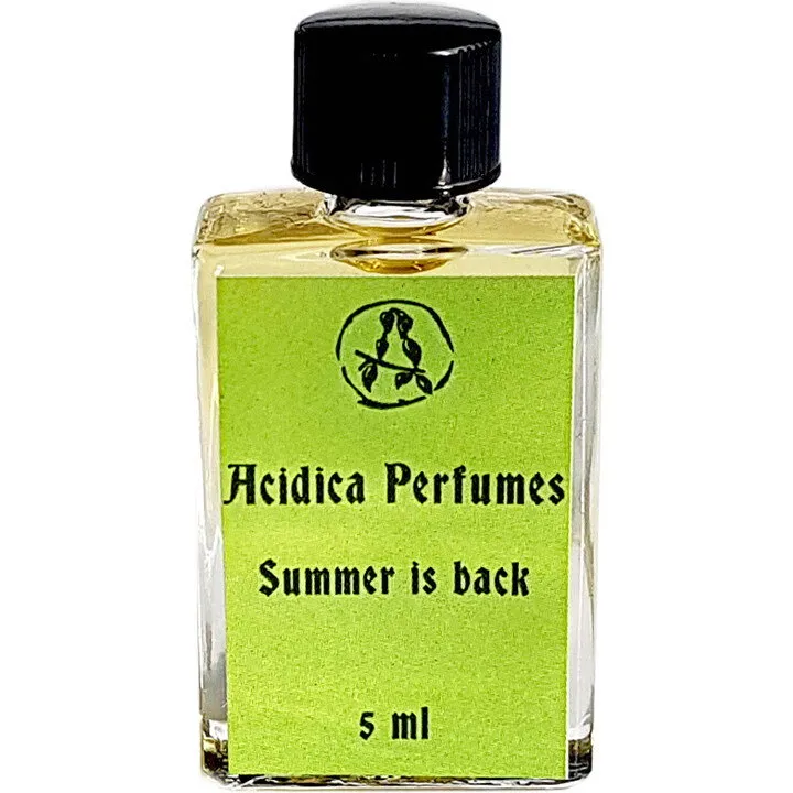 Acidica Perfumes Summer is Back perfume bottle