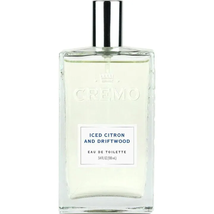 Cremo Iced Citron and Driftwood perfume bottle