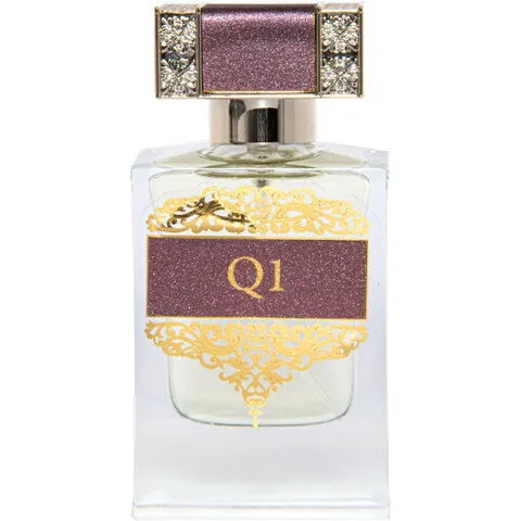 Qubat Alteeb Q1 perfume bottle