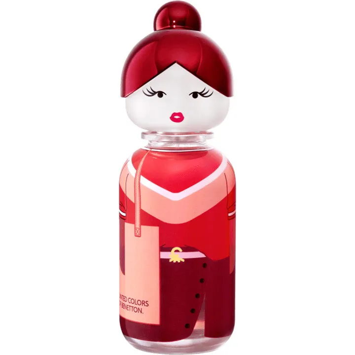 Benetton Red Rose perfume bottle