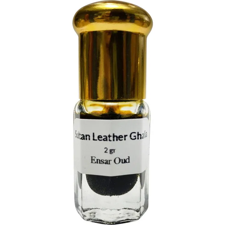 Ensar Oud Sultan Leather Ghalia perfume bottle