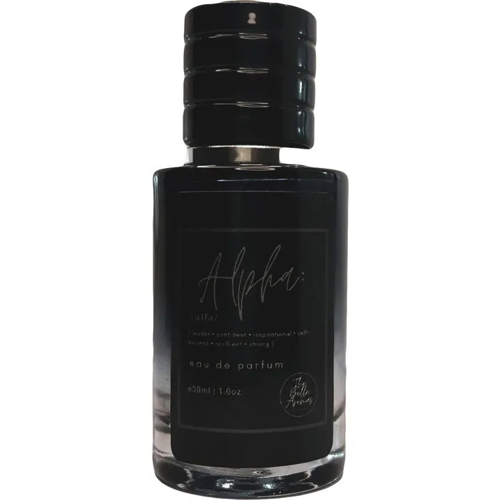 The Belle Aromas Alpha (Black) perfume bottle