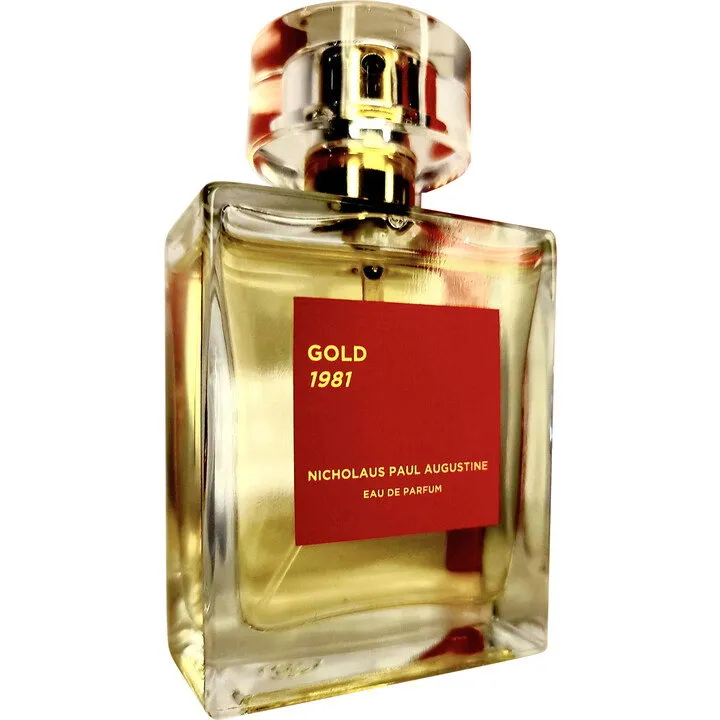 Nicholaus Paul Augustine Gold 1981 parfüm şişesi