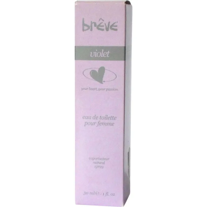 Brêve Violet perfume bottle