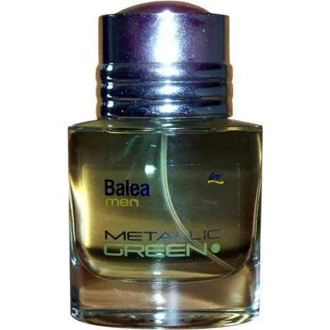 Balea Metallic Green perfume bottle