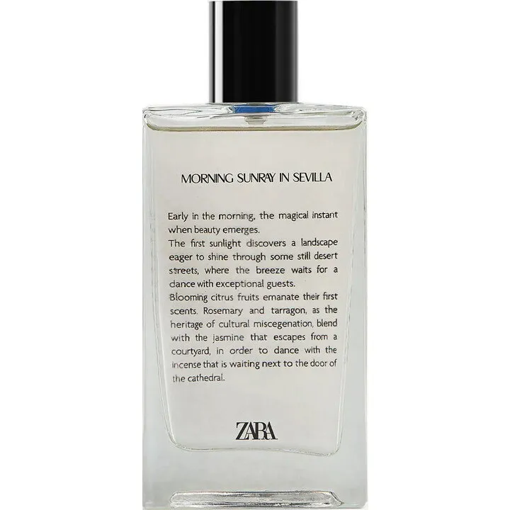Zara Morning Sunray in Sevilla perfume bottle