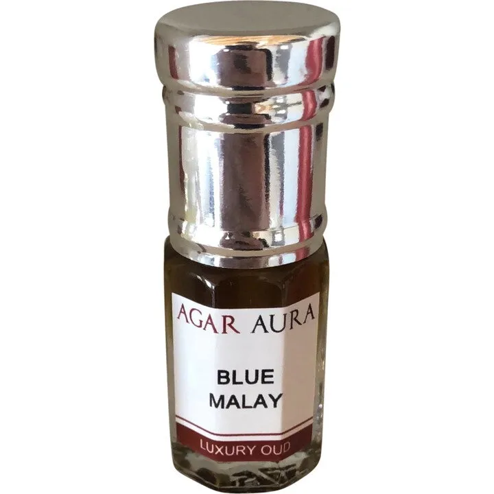 Agar Aura Blue Malay parfüm şişesi