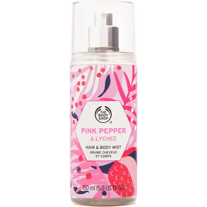 The Body Shop Pink Pepper & Lychee perfume bottle