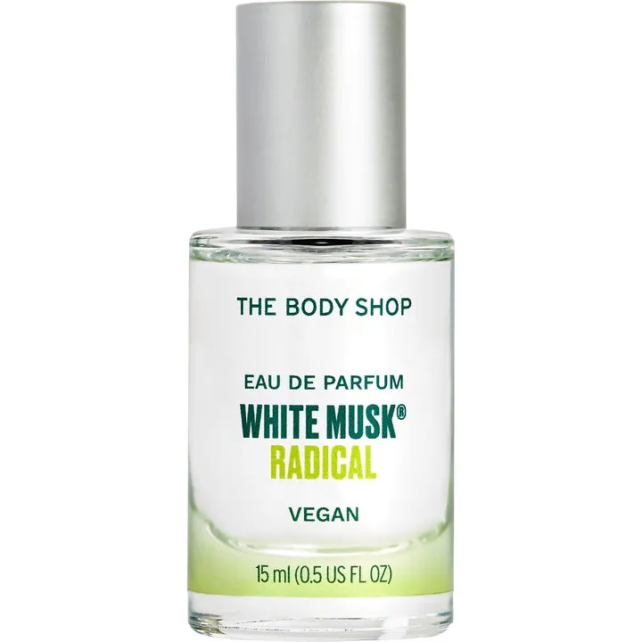 The Body Shop White Musk Radical perfume bottle